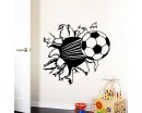 Soccer Ball Hit Break Through Wall